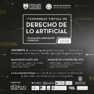 “Tecnología, Innovación y Derecho”: 1° Congreso de Derecho de lo Artificial